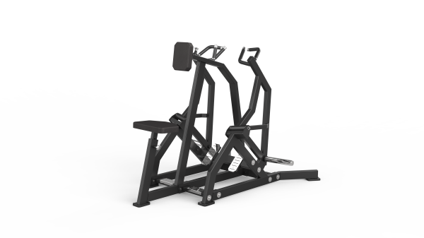 Tirage Assis  – Rowing à Charges Libres